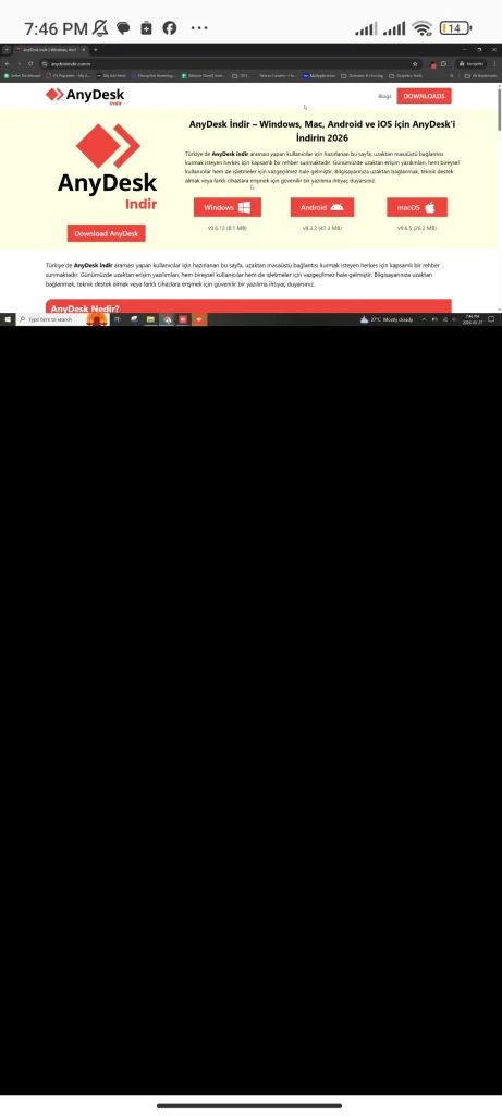 AnyDesk Indir cellphone